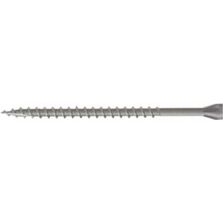 Simpson Strong-Tie Deck Screw, 2-1/2 in, Trim Head, Square Drive, 1500 PK DTHQ212S